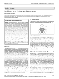 Perchlorate as an Environmental Contaminant