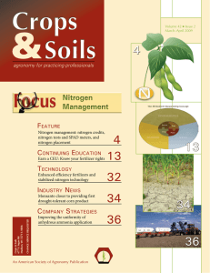 March–April 2009 - American Society of Agronomy