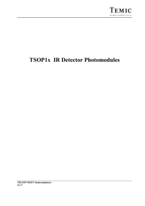 TSOP1x IR Detector Photomodules
