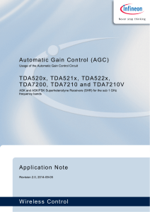 Usage of the Automatic Gain Control Circuit