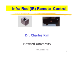 Infra Red (IR) Remote Control