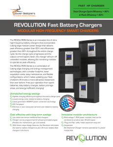 REVOLUTION Fast Battery Chargers