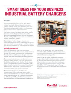 INDUSTRIAL BATTERY CHARGERS