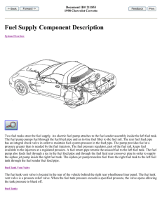 Fuel Supply Component Description