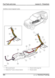 Powertrain Fuel Tank and Lines