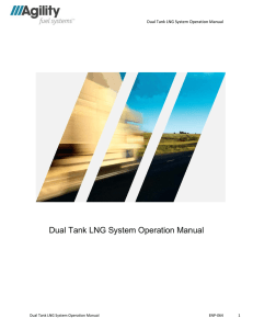 Dual Tank LNG System Operation Manual