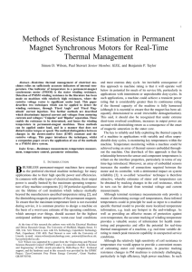 Methods of Resistance Estimation in Permanent Magnet