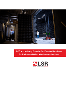 FCC and Industry Canada Certification Handbook for