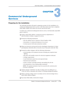 CHAPTER 3 Commercial Underground Services