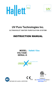 Hallett 15xs Instruction Manual