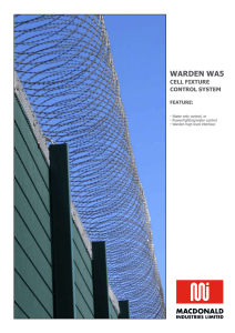 warden wa5 - MacDonald Industries