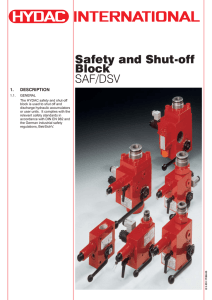 Safety and Shut-off Block