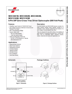 MOC3063M Datasheet - Mouser Electronics