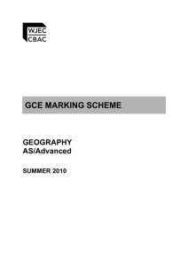 gce marking scheme