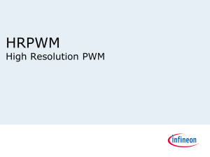 High Resolution PWM (HRPWM)