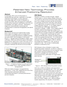 Patented New Technology Provides Enhanced Positioning Resolution