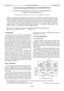 A current-steering self-calibration 14-bit 100