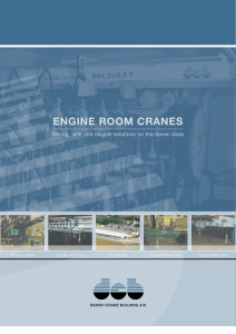 engine room cranes