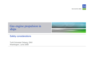 DNV-Gas Engine Propulsion in Ships