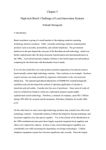 Chapter 5 High-tech Brazil: Challenge of Local Innovation Systems