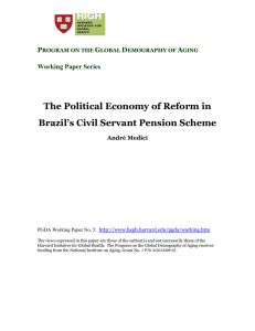 The Political Economy of Reform in Brazil`s Civil Servant Pension