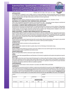 Submittal Data / Specifications