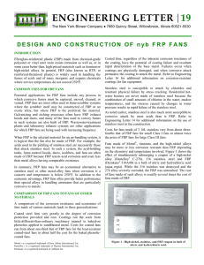 Design and Construction of NYB FRP Fans