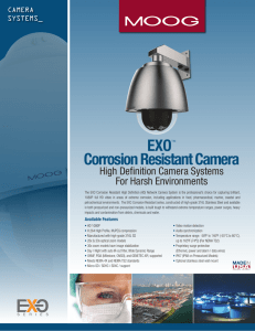 EXO™ Corrosion Resistant Camera