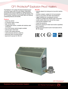 CF1 ProVector® Explosion-Proof Heaters CF1
