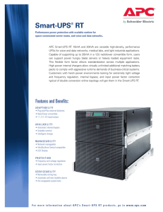 Smart-UPS® RT - Schneider Electric
