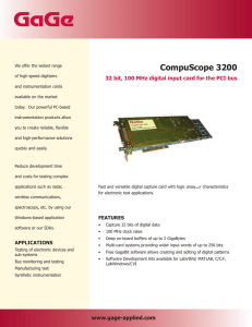 Compuscope 3200 - Egmont Instruments
