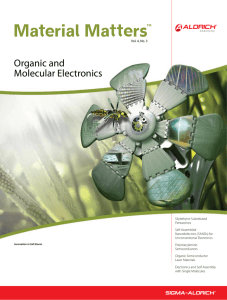 Organic and Molecular Electronics - Sigma