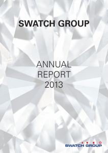 swatch group annual report 2013