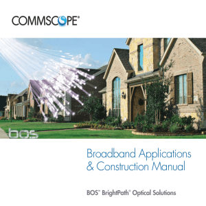 BOS® BrightPath® Optical Solutions Construction Manual