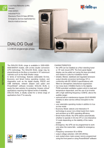 Riello UPS Dialog Dual uninterruptible power supply