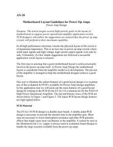 AN-18 Motherboard Layout Guidelines for Power Op Amps