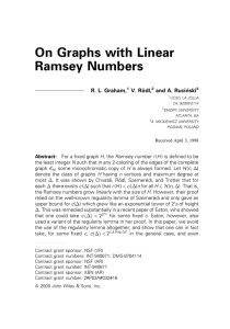 On graphs with linear Ramsey numbers