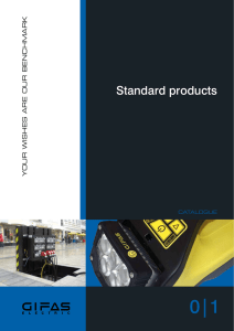 Standard products - GIFAS ELECTRIC GmbH