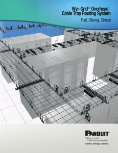 WyrGrid Overhead Cable Tray Routing System Brochure