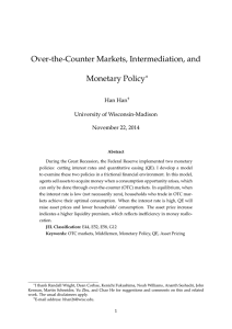 Over‐the‐Counter Markets, Intermediation, and