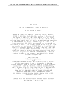 no. 30095 in the intermediate court of appeals of the state of hawai`i