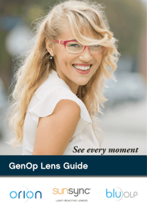 GenOp Lens Guide - General Optical