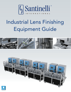 Industrial Lens Finishing Equipment Guide