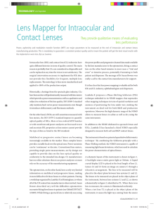 Lens Mapper for Intraocular and Contact Lenses - Lambda-X