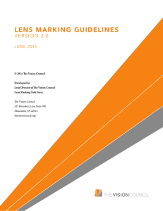 Lens Marking Guideline v2.0 Revised 2014-06