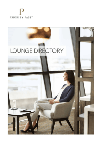 Priority Pass Lounge Directory