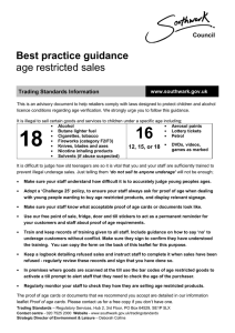 Best practice guidance