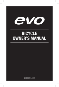 Bicycle Owner`s Manual