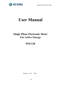 User Manual - Rexel Energy Solutions