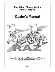 Dealer`s Manual (AP / SP Models)